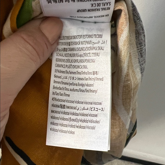 FARM RIO beaded TOUCAN TREE GREEN DRESS XL - Picture 13 of 13